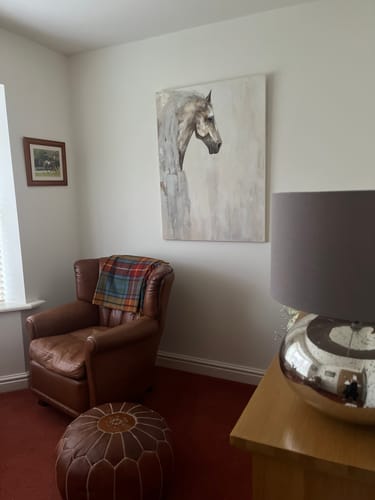 Customer photo review of #CL-Frameless(Stretched Only) Abstract Tranquility Art Painting #WS131