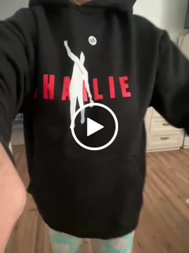 Customer video review of Air Charlie Hoodie