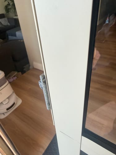 Customer photo review of Patio Pet Door Insert