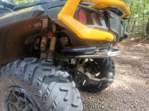 Customer photo review of RPM Can-Am Outlander Sport Muffler 2013-2024 1000R/800R/650/570/500