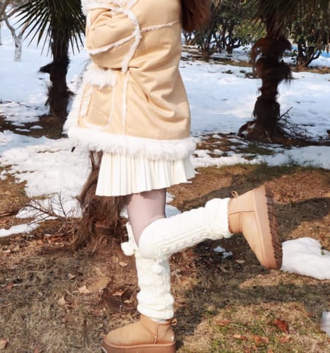 Customer photo review of Fur ball socks