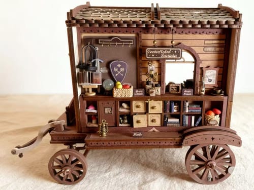 Customer photo review of Entropy's Flow DIY 3D Wooden Puzzle Kit