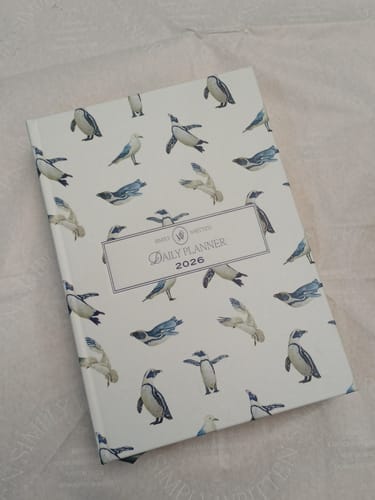 Customer photo review of 2026 Daily Planner - African Penguin
