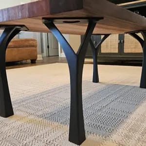 Customer photo review of Bench Legs 118 Faras 16" H Modern Steel Furniture