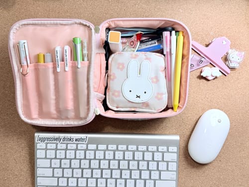 Customer photo review of Miffy Mini Storage Bag - Pink Flowers