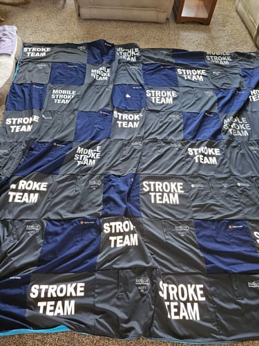 Customer photo review of Premium T Shirt Quilt