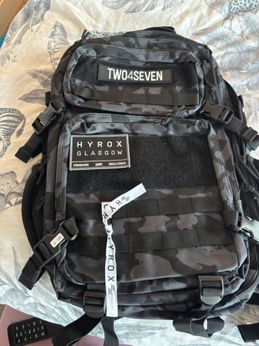 Customer photo review of TWO4SEVEN 45L Backpack - Black Camo