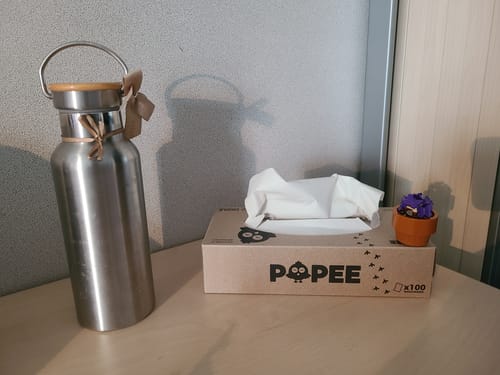 Customer photo review of BOÎTES DE MOUCHOIRS - Mouchoirs en papier adaptés aux Peaux Sensibles