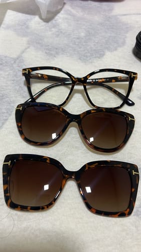 Customer photo review of Óculos Barcelona Clip-On Polarizado 3 em 1