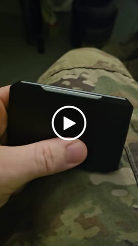Customer video review of SK1 SLIDE KICK WALLET WITH TITANIUM MONEY CLIP