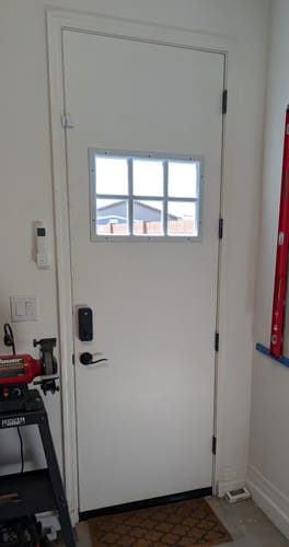 Customer photo review of Clear 6 Lite Glass and Frame Kit (Craftsman)