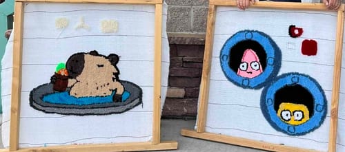 Customer photo review of Tuft Love Tufting Classes (Superior, CO)