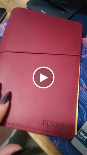 Customer video review of Refillable Folio - SALTY PLUM