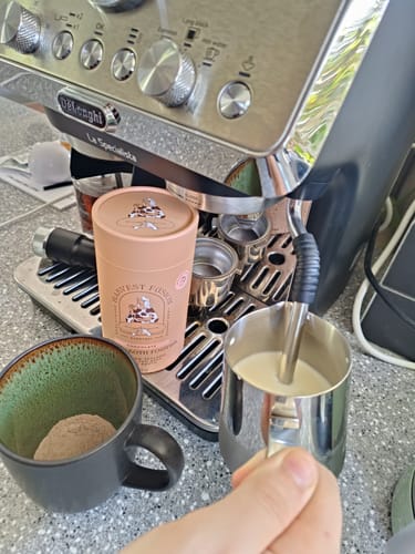 Customer photo review of Chocolate Bone Broth Powder