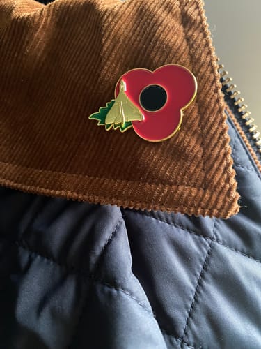 Sally review of Vulcan Poppy Pin Leaf 3cm image 1 out of 1