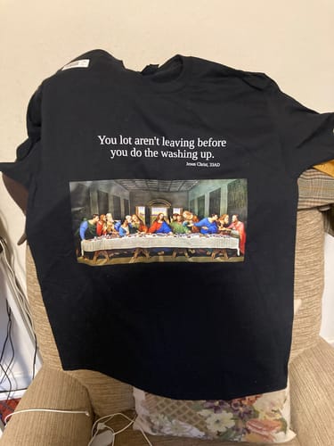 Customer photo review of Unisex t-shirt