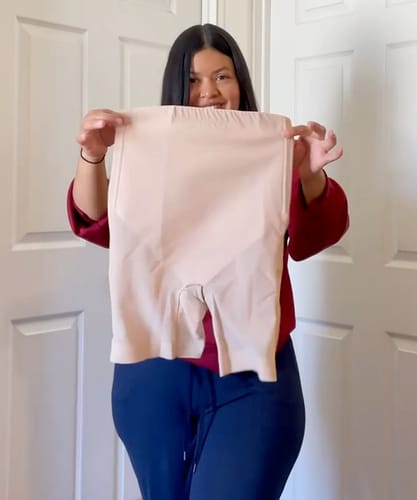 Customer photo review of Madison CoreLock™ Anti-Roll Low-Back Tummy Shaper & Butt Lifter