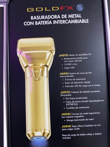 Customer photo review of BaByliss PRO - Shaver ONE GOLD FX