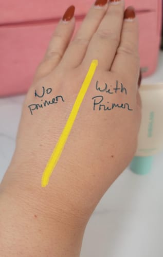 Customer photo review of Smooth & Blur Primer