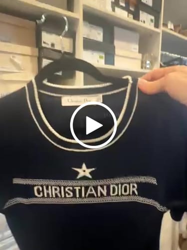 Customer video review of Dior 25 T-Shirt Wool with Cachemire 233439