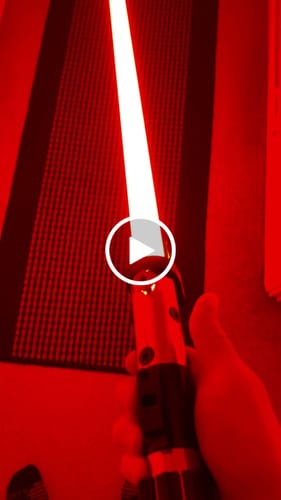 Customer video review of Combat Saber - Model Vader E6
