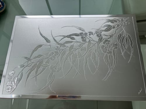 Customer photo review of Casserole Mat - Flowering Gum