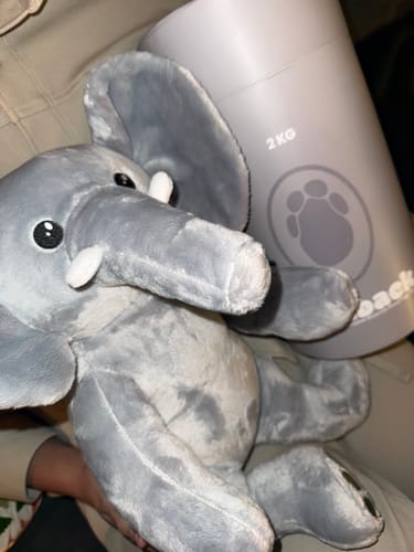 Fotorecensie van een klant over Olifant – Verzwaringsknuffel 2 kg