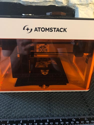 Customer photo review of AtomStack P1 Laser Engraver