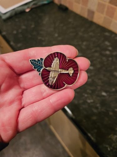 Jacqueline review of Poppy Pin Badge Spitfire image 1 out of 1