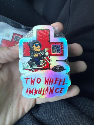 Customer photo review of Print Custom Stickers