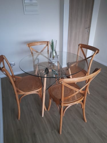 Customer photo review of Silla Madera Tradition Junco Olmo Envejecido