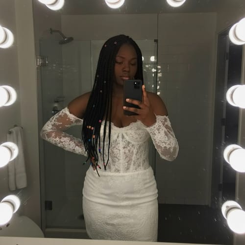 Customer photo review of Scarlett Mini Dress