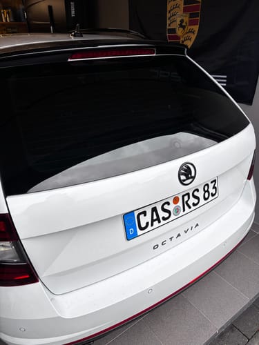Customer photo review of Heckwischer Echtglas Stopfen | Skoda