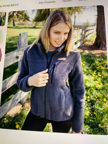 Customer photo review of Damen Sherpa Fleece Jacke
