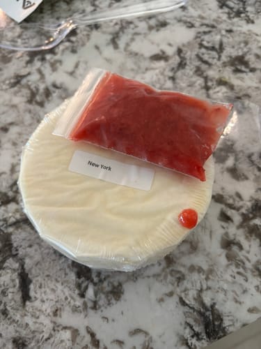 Customer photo review of New York Style Mini Cheesecake