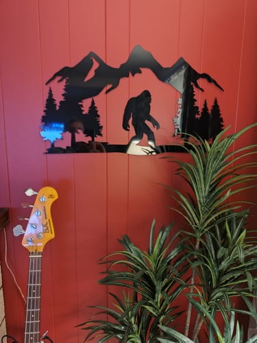 Customer photo review of Bigfoot - Metal Wall Art