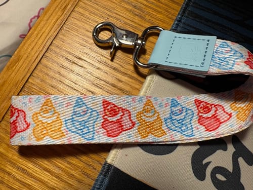 Customer photo review of Lil Clown Wrist Lanyard