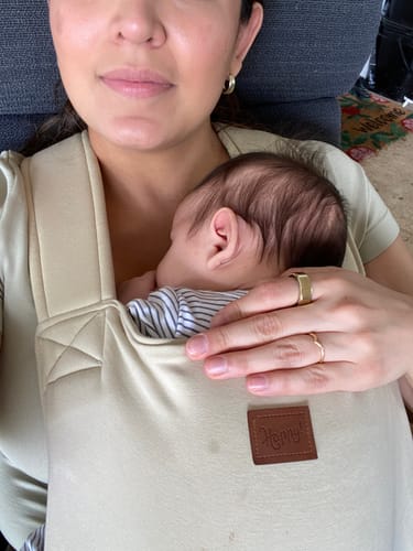 Customer photo review of Haven Baby Carrier