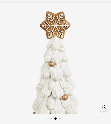 Kundenbewertung mit Foto zu Clayre & Eef - Weihnachtsbaum Deko Weiß