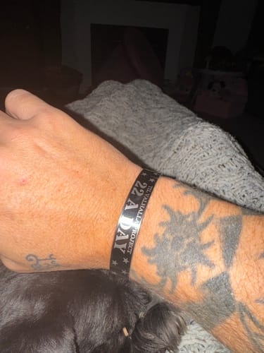 Customer photo review of 22 A Day Memorial Bracelet
