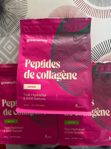 Customer photo review of Peptides de Collagène PEPTAN®