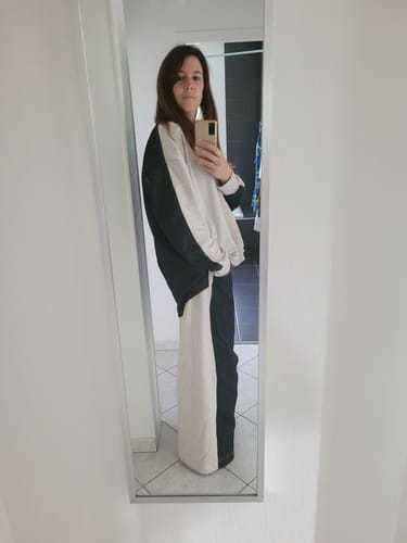 Customer photo review of Color-Block Two-Piece Co-Ord Set