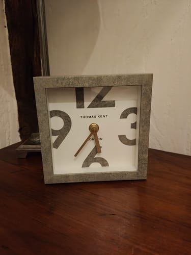 Customer photo review of Thomas Kent London. Nordic Mantel Clock Green *NEW*