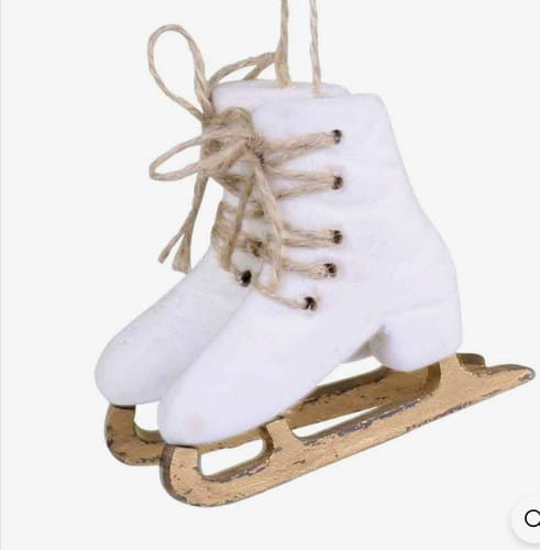 Kundenbewertung mit Foto zu Chic Antique - Schlittschuhe zum aufhängen Set von 2 Samtlook