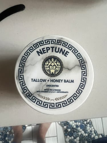 Customer photo review of Grass Fed Tallow & Honey Balm