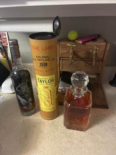 Customer photo review of Colonel E.H. Taylor Small Batch & Buffalo Trace Bourbon Combo