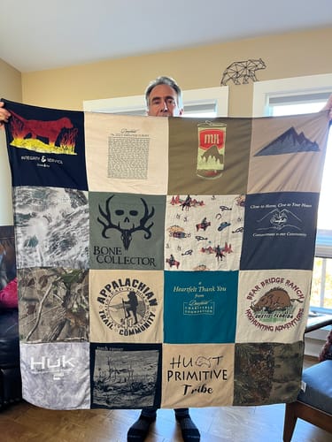 Customer photo review of Premium T Shirt Quilt
