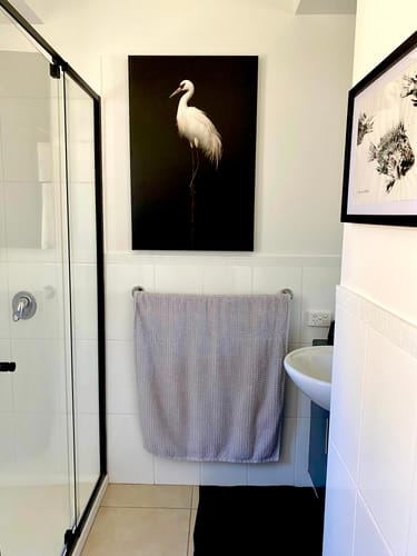 Customer photo review of Midnight Crane No2 Print