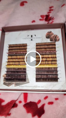 Customer video review of 0.05 TRUFFLE COLLECTION LASHES MIXED LENGTH 10-16MM