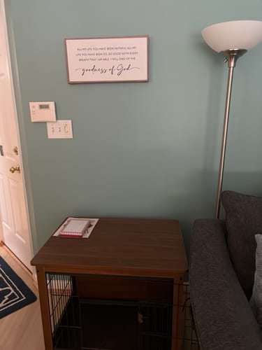 Customer photo review of Goodness Of God Faith Sign III